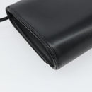 GIVENCHY Shoulder Bag Leather Black Gold Auth BA9827-13