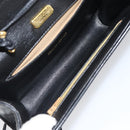 GIVENCHY Shoulder Bag Leather Black Gold Auth BA9827-17