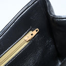 GIVENCHY Shoulder Bag Leather Black Gold Auth BA9827-21