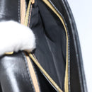 GIVENCHY Shoulder Bag Leather Black Gold Auth BA9827-22
