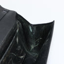 Christian Dior Shoulder Bag Leather Black Gold Auth BA9830-20