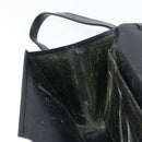 Christian Dior Shoulder Bag Leather Black Gold Auth BA9830-21