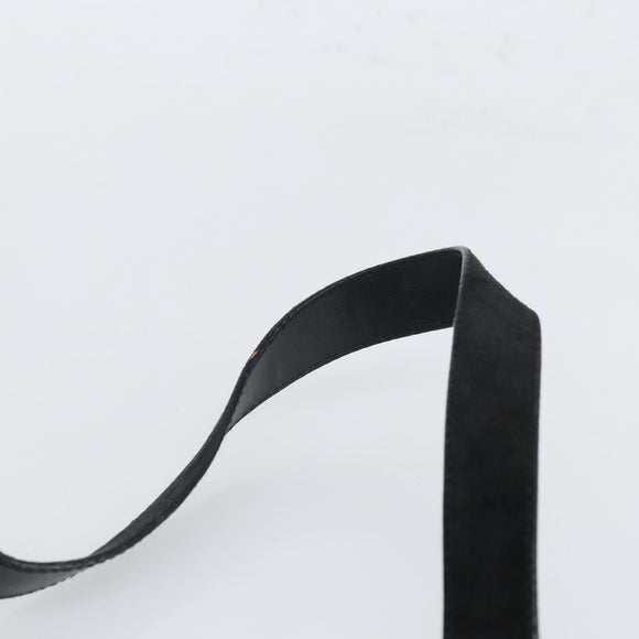 Salvatore Ferragamo Vala Shoulder Bag Suede Black Silver Auth BA9832