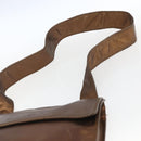 CHANEL Shoulder Bag Leather Brown CC Auth BA9834-8