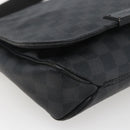 LOUIS VUITTON Damier Graphite District PM Shoulder Bag N41260 LV Auth BA9843-11
