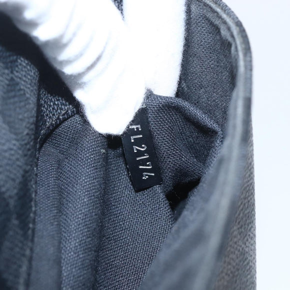 LOUIS VUITTON Damier Graphite District PM Shoulder Bag N41260 LV Auth BA9843