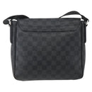 LOUIS VUITTON Damier Graphite District PM Shoulder Bag N41260 LV Auth BA9843-3