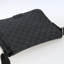 LOUIS VUITTON Damier Graphite District PM Shoulder Bag N41260 LV Auth BA9843-6