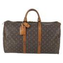 LOUIS VUITTON Monogram Keepall 50 Boston Bag M41426 LV Auth BA9844-13