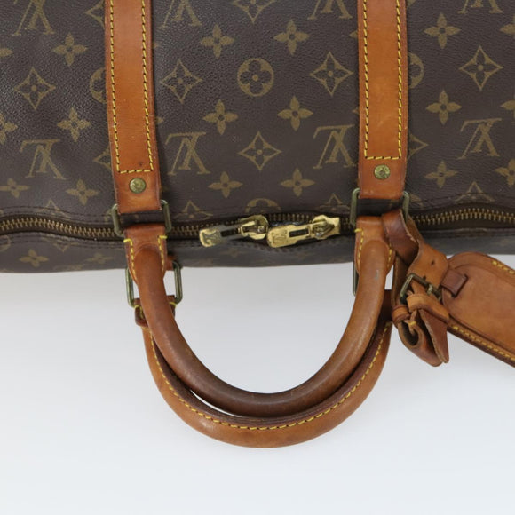 LOUIS VUITTON Monogram Keepall 50 Boston Bag M41426 LV Auth BA9844