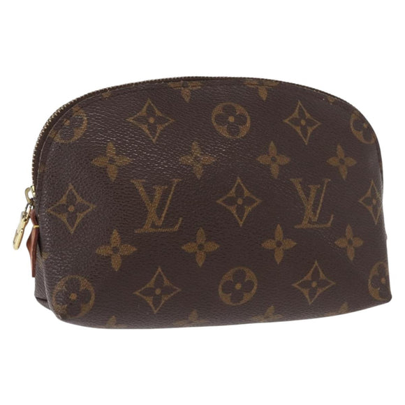 LOUIS VUITTON Monogram Pochette Cosmetic PM Pouch M43998 LV Auth BA9846