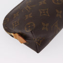 LOUIS VUITTON Monogram Pochette Cosmetic PM Pouch M43998 LV Auth BA9846-15