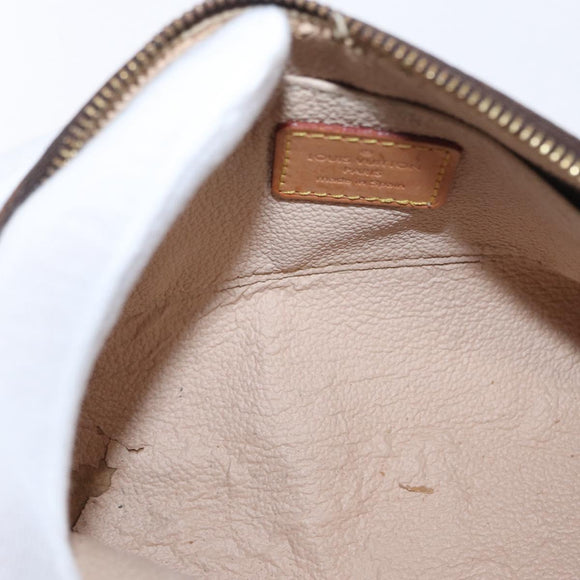 LOUIS VUITTON Monogram Pochette Cosmetic PM Pouch M43998 LV Auth BA9846