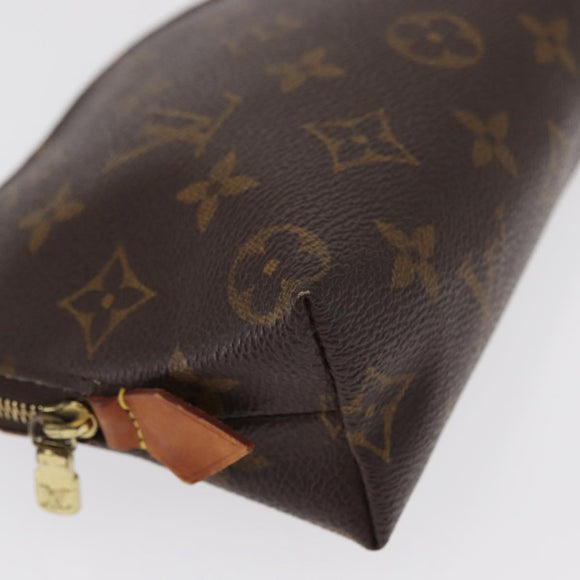 LOUIS VUITTON Monogram Pochette Cosmetic PM Pouch M43998 LV Auth BA9846
