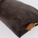 LOUIS VUITTON Monogram Pochette Cosmetic PM Pouch M43998 LV Auth BA9846-14