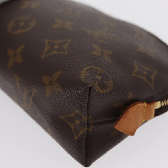 LOUIS VUITTON Monogram Pochette Cosmetic PM Pouch M43998 LV Auth BA9846
