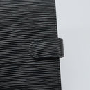 LOUIS VUITTON Epi Agenda PM Day Planner Cover Black R20092 LV Auth BA9851-12