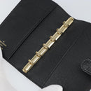LOUIS VUITTON Epi Agenda PM Day Planner Cover Black R20092 LV Auth BA9851-17