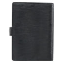 LOUIS VUITTON Epi Agenda PM Day Planner Cover Black R20092 LV Auth BA9851-3