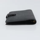 LOUIS VUITTON Epi Agenda PM Day Planner Cover Black R20092 LV Auth BA9851-6