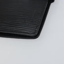 LOUIS VUITTON Epi Agenda PM Day Planner Cover Black R20092 LV Auth BA9851-8