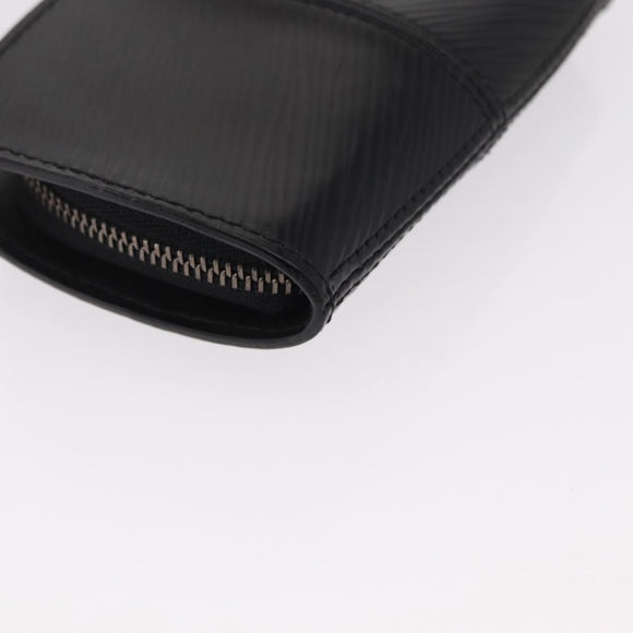 LOUIS VUITTON Epi Porte Monnaie Z Coin Purse Black M63682 LV Auth BA9852
