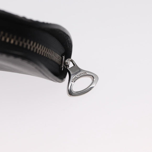 LOUIS VUITTON Epi Porte Monnaie Z Coin Purse Black M63682 LV Auth BA9852