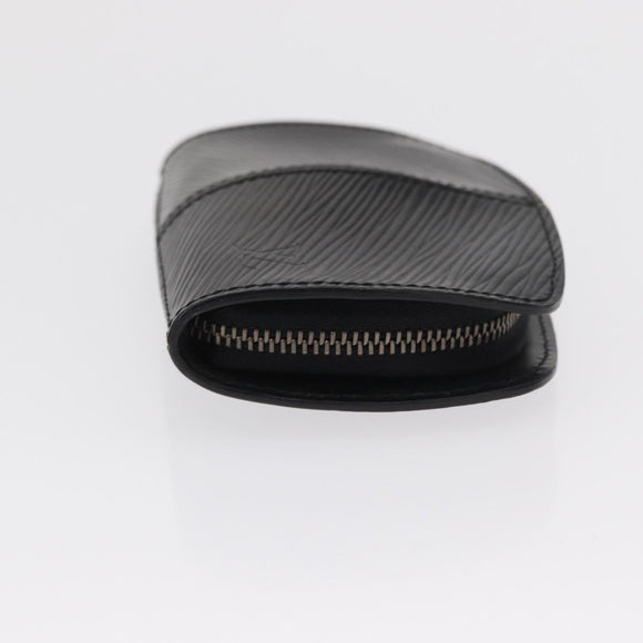 LOUIS VUITTON Epi Porte Monnaie Z Coin Purse Black M63682 LV Auth BA9852