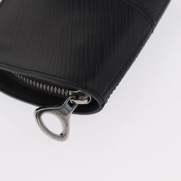 LOUIS VUITTON Epi Porte Monnaie Z Coin Purse Black M63682 LV Auth BA9852