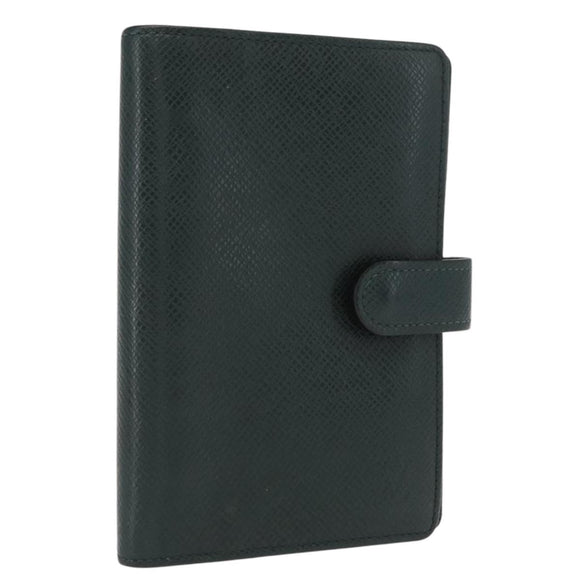 LOUIS VUITTON Taiga Agenda PM Day Planner Cover Epicea R20424 LV Auth BA9853