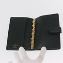 LOUIS VUITTON Taiga Agenda PM Day Planner Cover Epicea R20424 LV Auth BA9853-8