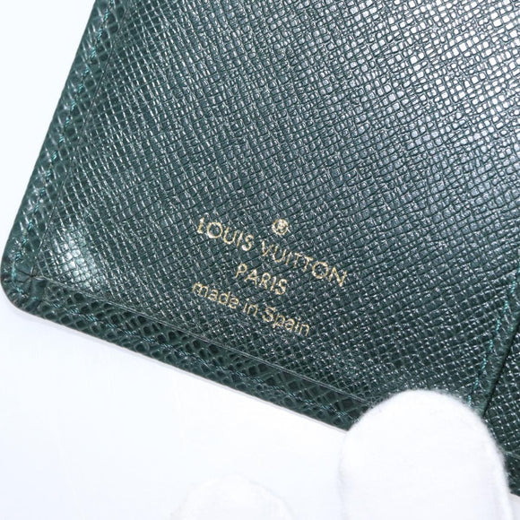 LOUIS VUITTON Taiga Agenda PM Day Planner Cover Epicea R20424 LV Auth BA9853