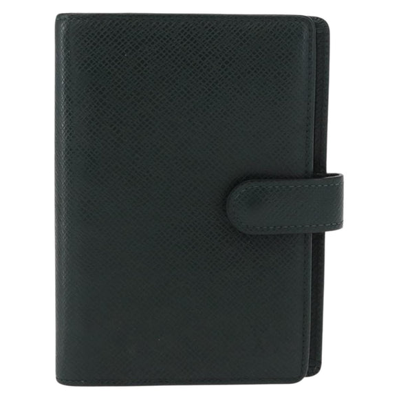 LOUIS VUITTON Taiga Agenda PM Day Planner Cover Epicea R20424 LV Auth BA9853