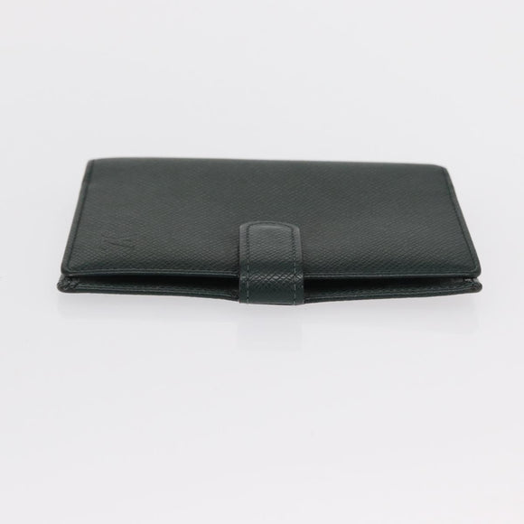 LOUIS VUITTON Taiga Agenda PM Day Planner Cover Epicea R20424 LV Auth BA9853