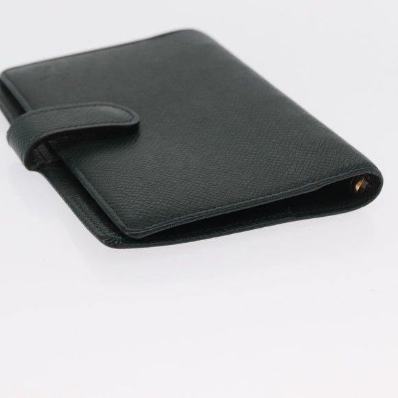 LOUIS VUITTON Taiga Agenda PM Day Planner Cover Epicea R20424 LV Auth BA9853