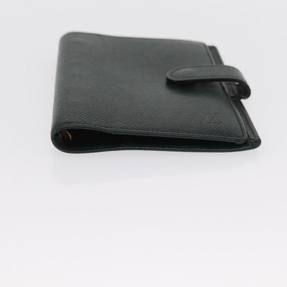 LOUIS VUITTON Taiga Agenda PM Day Planner Cover Epicea R20424 LV Auth BA9853