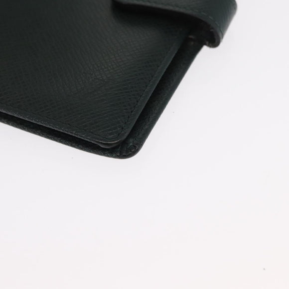 LOUIS VUITTON Taiga Agenda PM Day Planner Cover Epicea R20424 LV Auth BA9853