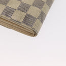 LOUIS VUITTON Damier Azur Portefeuille Sarah Long Wallet N61735 LV Auth BA9855-16