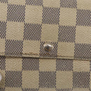 LOUIS VUITTON Damier Azur Portefeuille Sarah Long Wallet N61735 LV Auth BA9855-18