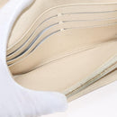 LOUIS VUITTON Damier Azur Portefeuille Sarah Long Wallet N61735 LV Auth BA9855-21