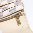 LOUIS VUITTON Damier Azur Portefeuille Sarah Long Wallet N61735 LV Auth BA9855-24