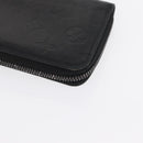 LOUIS VUITTON Monogram Shadow Zippy Wallet Vertical Black M62902 LV Auth BA9856-10