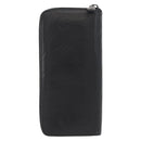 LOUIS VUITTON Monogram Shadow Zippy Wallet Vertical Black M62902 LV Auth BA9856-3