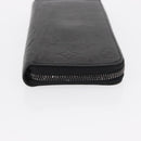 LOUIS VUITTON Monogram Shadow Zippy Wallet Vertical Black M62902 LV Auth BA9856-7