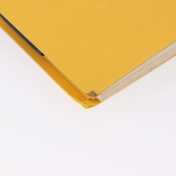 LOUIS VUITTON Travel Notebook Planner Canvas Yellow LV Auth BA9858