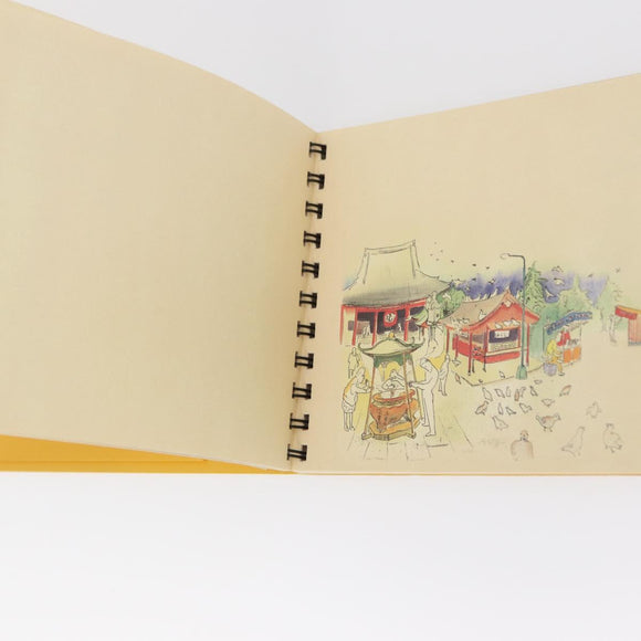 LOUIS VUITTON Travel Notebook Planner Canvas Yellow LV Auth BA9858