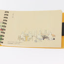 LOUIS VUITTON Travel Notebook Planner Canvas Yellow LV Auth BA9858-20