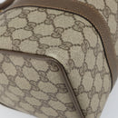 GUCCI GG Supreme Web Sherry Line Boston Bag PVC Beige Gold 40 02 006 Auth BA9859-14
