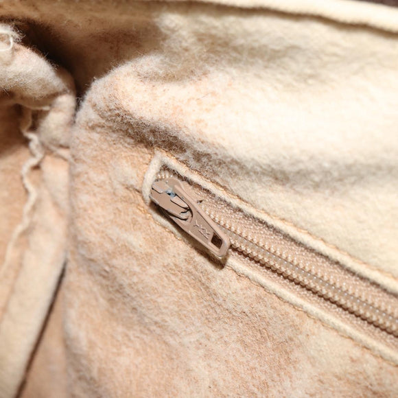 GUCCI GG Supreme Web Sherry Line Boston Bag PVC Beige Gold 40 02 006 Auth BA9859