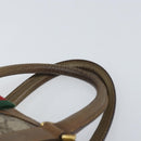 GUCCI GG Supreme Web Sherry Line Boston Bag PVC Beige Gold 40 02 006 Auth BA9859-8